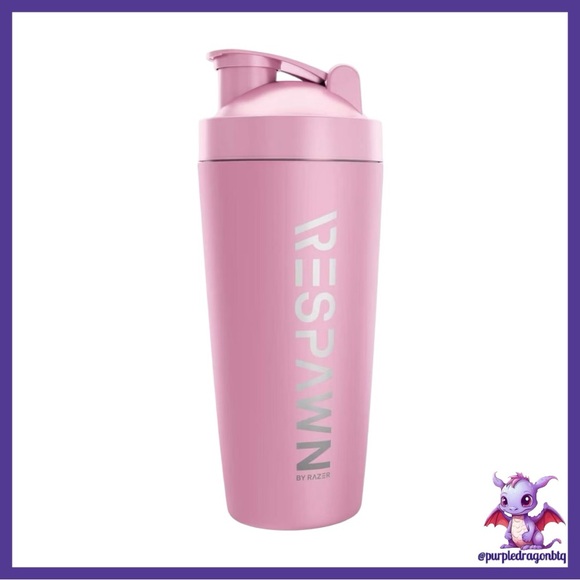 Razer Other - Pink Respawn By Razer Insulated Metal Shaker Bottle